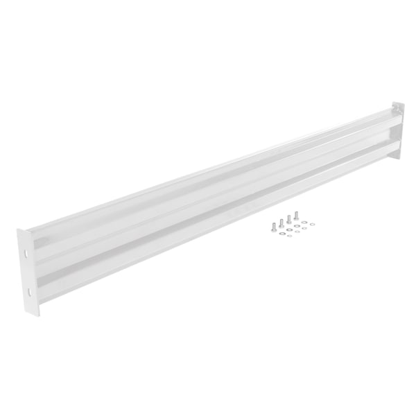 Vestil Bolt-On Style Guard Rail 9 Ft White GR-F2R-BO-9-WT - main